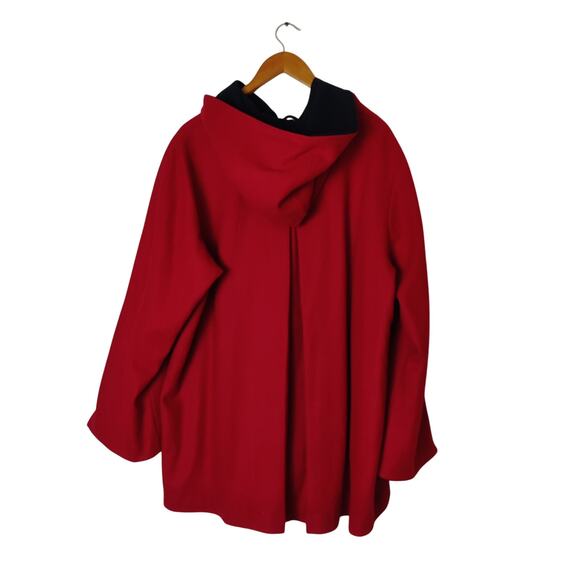 Lane Bryant Red Pea Coat - Picture 2 of 10